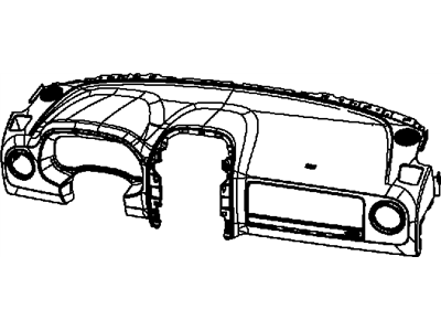 Mopar 1HM451DVAB Cover Instrument Panel