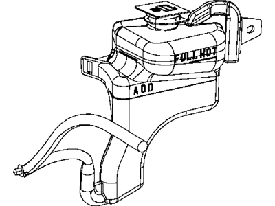 Dodge Coolant Reservoir - 5058156AH