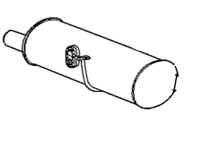 Chrysler Voyager Muffler - E0054487AA
