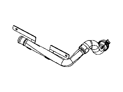 Mopar 55037884AF Connector Hose, Upper