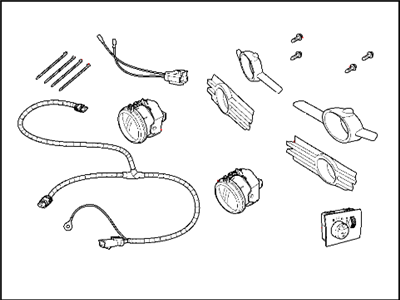 Dodge 82211307 LIGHT KIT Fog