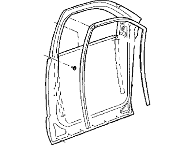 Mopar 55276180AC Seal Glass Running Front