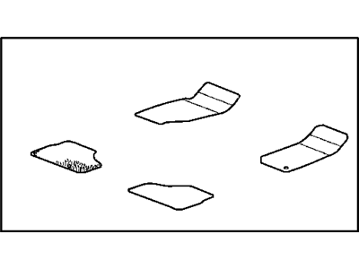 Jeep 82206858 MAT KIT Floor - Complete Export Only