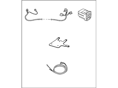 Jeep 82209041AB INSTALL KIT Satelite Receiver