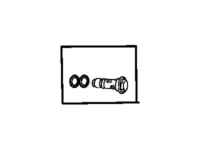 Chrysler 5019596AB FASTENER PACKAGE Oil Filter Adapter