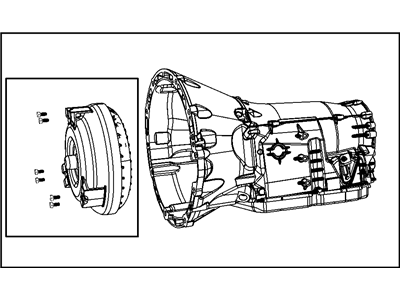 Jeep 68156209AC TRANSMISSION KIT With Torque Converter