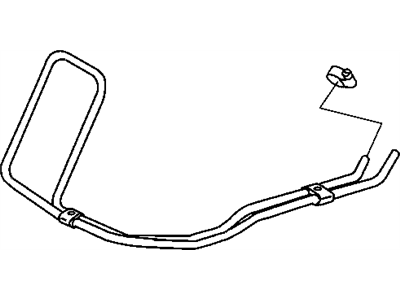 Chrysler 5098504AA TUBE Power Steering Return
