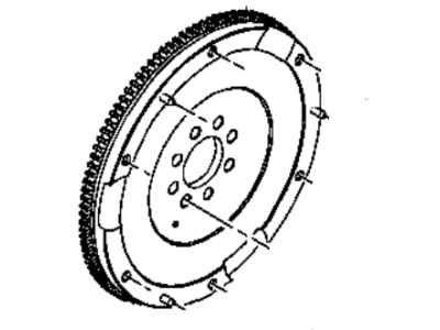 2001 Dodge Neon Flywheel - 4668504AA