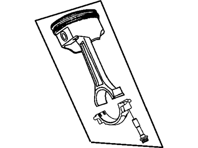 Dodge 5135749AB PISTON PIN AND ROD STD See Note