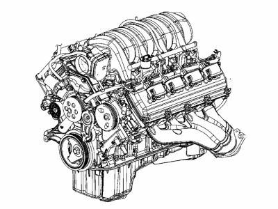 Jeep 68411264AA Long Block