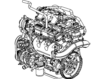 Jeep R8144470AA ENGINE Long Block