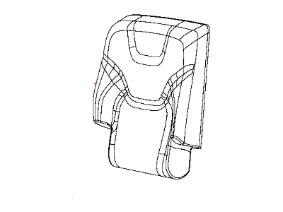 Jeep 5RA58DX9AC COVER Rear Seat Back Right