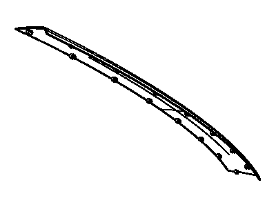 Mopar 5113110AB Scuff Pad Rear Fascia