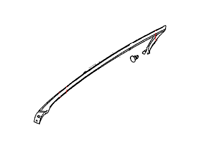 Chrysler MB926007 WEATHERSTRIP Front Door Drip Drip