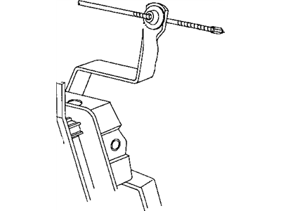 Dodge 4306150 ISOLATOR Throttle Cable