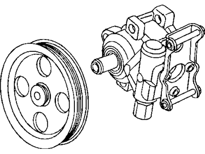 Dodge 68034326AA STEERING PUMP KIT PUMP & PULLEY