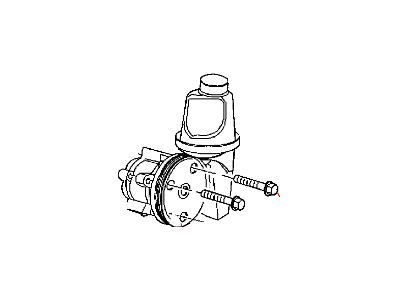 Mopar 52855186AE Pump Assembly Power Steering With Pulley