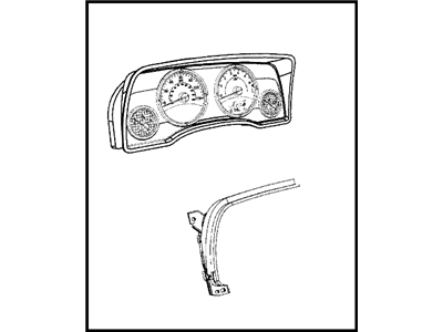 Jeep Compass Speedometer - 68080407AD
