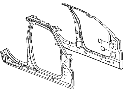 Mopar 68043534AN Aperture Panel, Front Outer Passenger Side