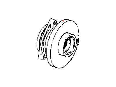Mopar V2508352AA Hub And Bearing Brake
