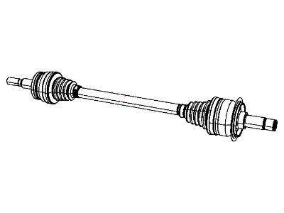 Dodge 52123523AA SHAFT Axle Half