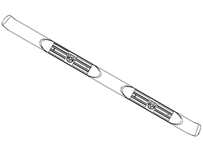 Dodge 5183054AB STEP PAD Side Step