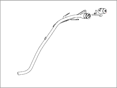 Jeep 68110378AB TUBE Fuel Filler