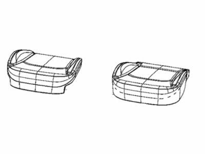 Jeep 7CT04DX9AA COVER Front Seat Cushion