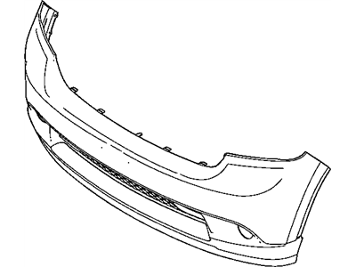 Dodge 68089169AB FASCIA Front Lower Primed