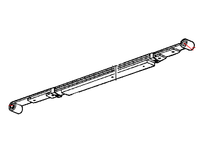 Dodge 52106743AB SPRING Rear Leaf