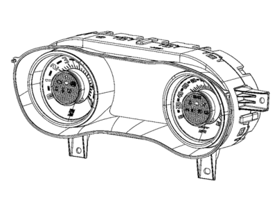 2020 Dodge Challenger Speedometer - 68455957AB