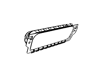 Dodge 52029396AB KNEEBLOCKER Steering Column Opening Inflatable