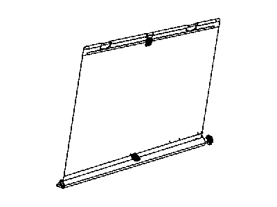 Ram 68045248AB SUNSHADE Rear Window