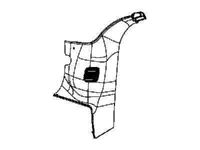 Ram 1HT03BD1AC MOLDING D Pillar