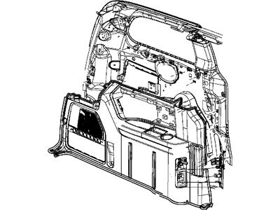 Ram 5RU41DX9AA BEZEL Power Outlet