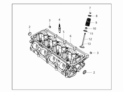 Chrysler Cylinder Head - 68280502AD