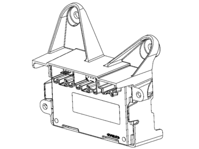 Ram 68483992AA MODULE Transfer Case Control