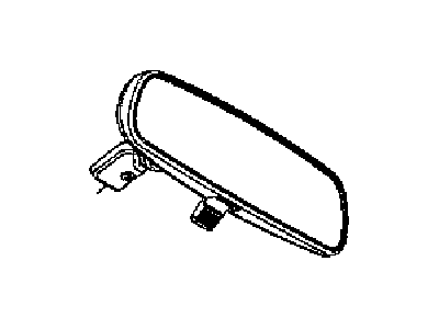 Ram 4805332AD MIRROR Inside Rear View