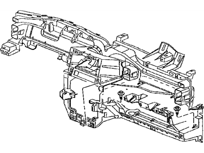 Jeep 55116407AC DUCT Instrument Panel Structural