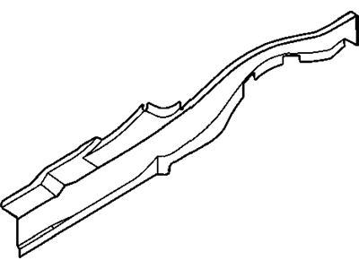 Chrysler 5054604AB REINFORCEMENT Rear Rail