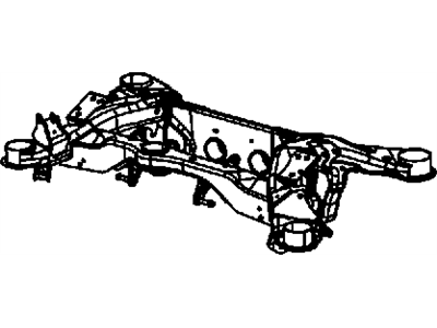 Mopar 68049371AA Subframe Rear Axle