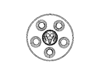 Mopar 5KG75S4AAC Center Cap