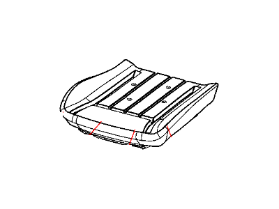 Chrysler 1MN931DVAA COVER Front Seat Cushion