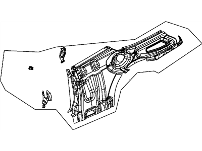 Chrysler 4389897AH REINFORCEMENT Quarter Panel