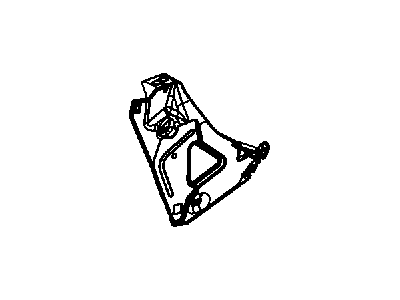 Chrysler 4389830AC BRACKET Folding Top Mounting Plate