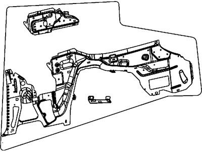 Chrysler 5008754AF PANEL Quarter Inner