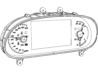 Dodge Viper Instrument Cluster - 5035353AA