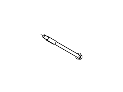Mopar 6508101AA Isolator Bolt, Front