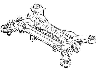 Mopar 4766746AA Crossmember Bushing, Rear