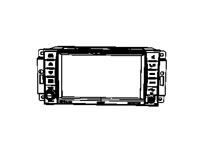 Dodge 5064247AG RADIO MW/FM/DVD/HDD/MP3/RR CAMERA
